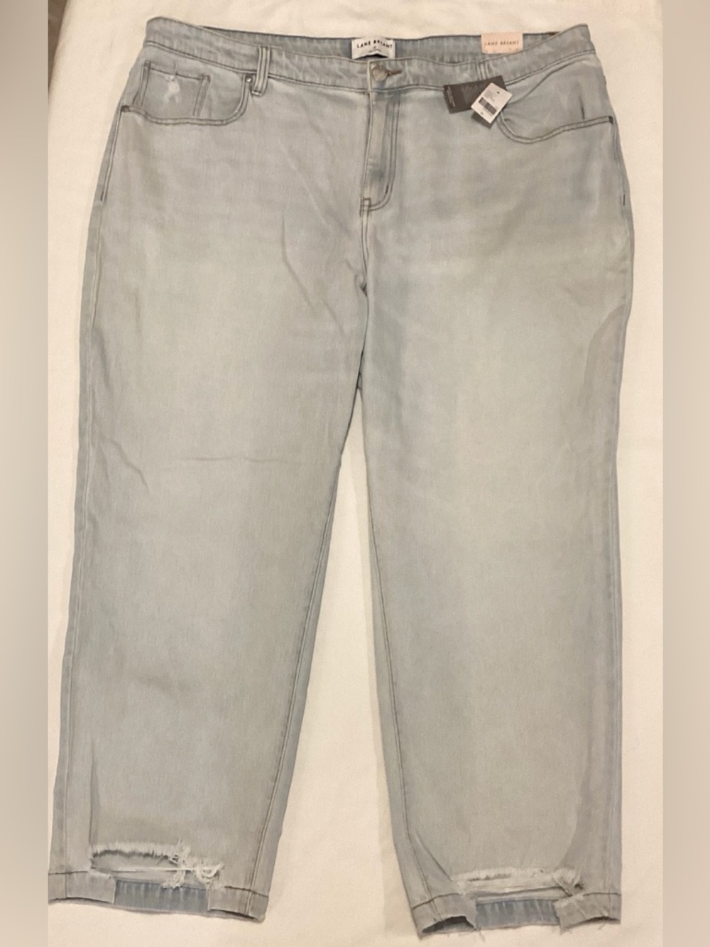 Lane Bryant Light Wash Straight Leg Jeans